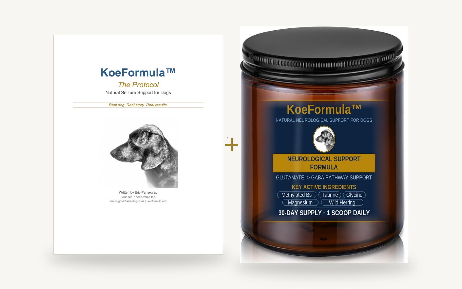eBook and powder bundle